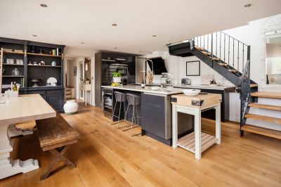 Modern Wood Flooring in Kitchen